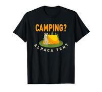 Campeggio: Alpaca La Tenda - Simpatico Lama All'aperto Maglietta