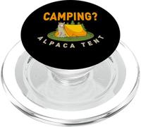 Campeggio: Alpaca La Tenda - Simpatico Lama All'aperto PopSockets PopGrip per MagSafe