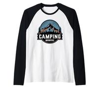 Campeggio Avventura Sopravvivenza all'aperto Bushcraft Abilità Natura Maglia con Maniche Raglan