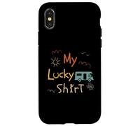 Campeggio Camping-Camper Funny Vintage Motorhome Custodia per iPhone X/XS