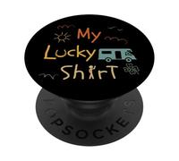 Campeggio Camping-Camper Funny Vintage Motorhome PopSockets PopGrip Adesivo