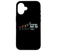 Campeggio Camping-Camper Weekend Vintage Motorhome Custodia per iPhone 16