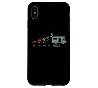 Campeggio Camping-Camper Weekend Vintage Motorhome Custodia per iPhone XS Max