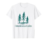 Campeggio Candlewood Lake Alberi rustici Boschi Foresta Campeggio Maglietta