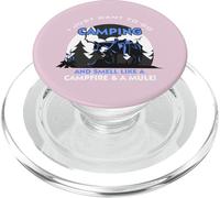 Campeggio e odore di falò e mulo PopSockets PopGrip per MagSafe