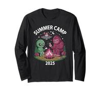 Campeggio Estivo Carino 2025 Alien Bigfoot Campeggio Crew Camping Maglia a Manica