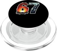 Campeggio Fire Logs Numero 67 Mountain PopSockets PopGrip per MagSafe