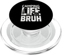 Campeggio Life BRUH Divertente Escursionismo Felice Camper Uomini Donne Bambini PopSockets PopGrip per MagSafe