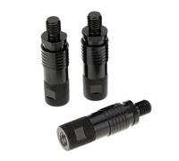 Campeggio Pesca Rilascio Connettori Bite Allarmi 3pcs Accessori Neri Nuovi