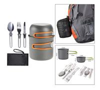 Campeggio portatile pentole Mess kit per Escursionismo Zaino In Spalla, compatto