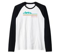 Campeggio retrò Sequoia National Forest California Kern River Maglia con Maniche Raglan