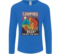 Campeggio Risolve Più Di il Mio Problemi Divertente Uomo Maniche