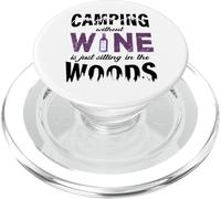 Campeggio Senza Vino È Solo Seduto Nel Bosco PopSockets PopGrip per MagSafe