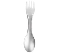 Campeggio Spork - 2 In 1 Camp Fork Spoon | Utensile Da Campeggio Combo | Spork Ecologico Per Escursioni All'aperto | Strumento Di Disordine Portatile In Titanio O