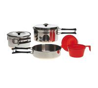 Campeggio Stoviglie Acciaio Inox Esterno Set da Cucina Pentola Padella