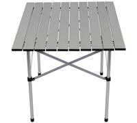 Campeggio Tavolo a Rotelle Alluminio Pieghevole Esterno 58x58