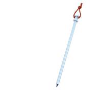 Campeggio tenda Picchetti for tenda in alluminio 6 pezzi 23 cm multicolore con cordino riflettente(Silver)