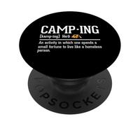 Campeggio Un'attività in cui si spende una piccola fortuna a L PopSockets PopGrip Adesivo