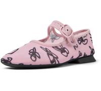 CAMPER Ballerina con cinturino 'Casi Myra' rosa / nero, Taglia 41