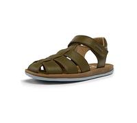 Camper Bicho 80177, Sandalo con cinturino a T Bambini e ragazzi, Verde medio 066, 28 EU