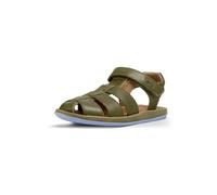 Camper Bicho 80177, Sandalo con cinturino a T Bambini e ragazzi, Verde medio 073, 32 EU