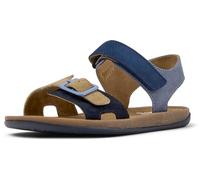 CAMPER Twins - Sandali per Bimbe - Blu,Marrone, taglia 34, Pelle scamosciata