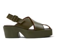 CAMPER Billie - Sandali per Donna - Verde, taglia 38, Pelle liscia