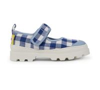 CAMPER Brutus - Ballerine per Bimbe - Blu,Bianco, taglia 34, Tessuto in cotone/Pelle liscia
