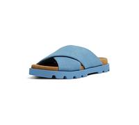 Camper Brutus-K201322, Sandali Piatti Donna, Blu, 36 EU