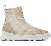 CAMPER Brutus - Stivaletti per Donna - Bianco,Grigio, taglia 38, Pelle scamosciata