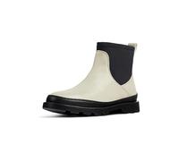 CAMPER Brutus - Stivaletti per Donna - Grigio,Nero, taglia 38, Pelle liscia/Tessuto in cotone