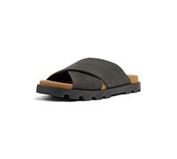 Camper Brutus Sandal K201322, Sandali piatti Donna, Grigio scuro 013, 36 EU