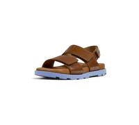 Camper Brutus Sandal K800598, Sandalo a 2 cinturini Unisex - Bambini e ragazzi, Marrone medio 002, 30 EU