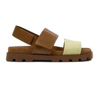 CAMPER Brutus Sandal - Sandali per Donna - Marrone,Giallo, taglia 38, Pelle liscia