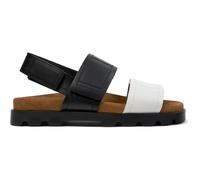 CAMPER Brutus Sandal - Sandali per Donna - Nero,Bianco, taglia 41, Pelle liscia