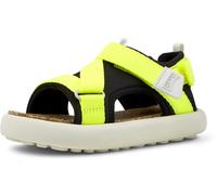 CAMPER Pelotas Flota - Sandali per Bimbe - Nero,Giallo, taglia 33, Tessuto in cotone