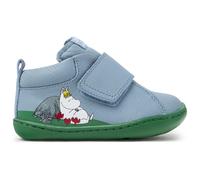 CAMPER Camper x Moomin - Scarpe casual eleganti per PRIMI PASSI - Blu, taglia 21, Pelle liscia