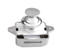 Camper Car Push Lock Keyless RV Push Cabinet Serrature Armadietto for barche in metallo Armadio Pulsante Scomparto Fermo Catture Serrature(D)