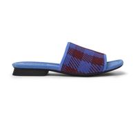 CAMPER Casi Myra - Sandali per Donna - Blu,Borgogna, taglia 35, Tessuto in cotone/Pelle liscia