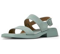 Camper Dana K201486, Sandali piatti Donna, Verde medio 009, 38 EU