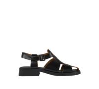 Camper Dana K201489, Sandali piatti Donna, Nero 001, 36 EU