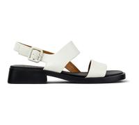 Camper Dana K201486, Sandali a 2 Strisce Donna, Bianco 007, 39 EU