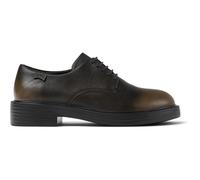 CAMPER Dean - Scarpe basse per Donna - Nero,Marrone, taglia 37, Pelle liscia