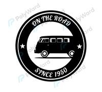 Camper Decal Transporter Portabastoni Posteriore Logo Grafiche - Scelta Stile +