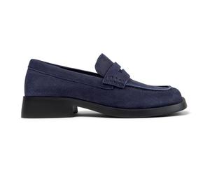 CAMPER Donna - Scarpe formali per Donna - Blu, taglia 38, Pelle scamosciata