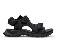 CAMPER Drift Trail Sandal - Sandali per Uomo - Nero, taglia 42, Pelle liscia/Tessuto in cotone