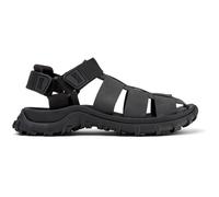 CAMPER Drift Trail Sandal - Scarpe casual per Uomo - Nero, taglia 42, Pelle liscia/Tessuto in cotone
