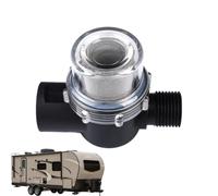 Camper Fluid Filter- Stainless Mesh Screen Element, Twist On Pipe Fi | Filter Screen Reduce Maintenance Block Debris RV Water Pump Strainer Stainless Steel Twist-On Reduce Maintenfor RV Water Pump