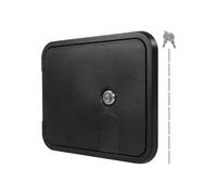 Camper Hose Storage Cover - Reliable Power Cord Protection | Rust-Resistant Access Door With Sturdy ABS | For RV Trailer Motorhome Inspection Port Floor Cable Indoor Vehicles