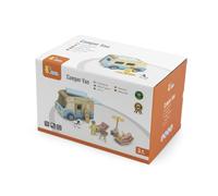 Camper in legno con accessori